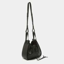 Pre Owned Loewe Black Leather Small Hammock Shoulder Bag