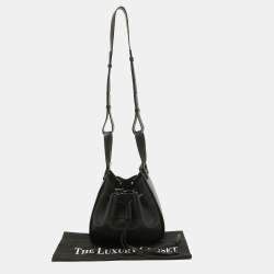 Pre Owned Loewe Black Leather Small Hammock Shoulder Bag