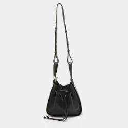 Pre Owned Loewe Black Leather Small Hammock Shoulder Bag