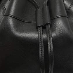 Pre Owned Loewe Black Leather Small Hammock Shoulder Bag