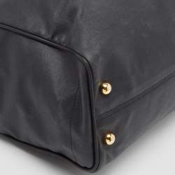 Loewe Black Coated Canvas Shopper Tote