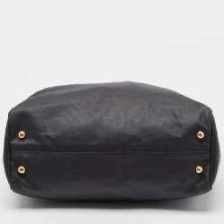 Loewe Black Coated Canvas Shopper Tote