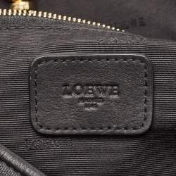 Loewe Black Coated Canvas Shopper Tote