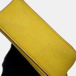 Loewe Yellow Leather Nano Puzzle Shoulder Bag