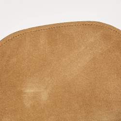 Pre Owned Loewe Red Leather Metal Gate Shoulder Bag