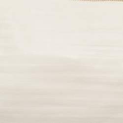 Pre Owned Loewe White Pleated Leather Bracelet Pouch Bag