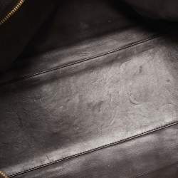 Loewe Dark Brown Leather Medium Amazona Satchel