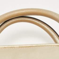 Loewe Gold Leather Amazona 36 Satchel