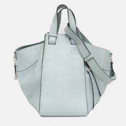 Loewe Light Blue Leather Hammock Shoulder Bag