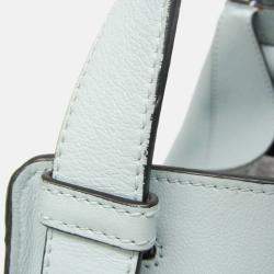 Loewe Light Blue Leather Hammock Shoulder Bag