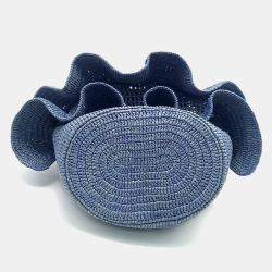 Loewe Raffia Balloon Ruffle Bag
