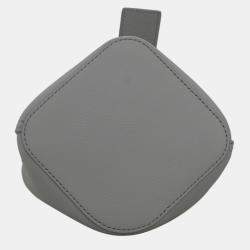Loewe Grey Mini Pebble Leather Bucket Crossbody Bag