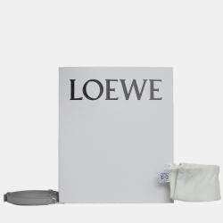 Loewe Grey Mini Pebble Leather Bucket Crossbody Bag