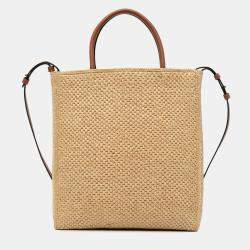 Loewe Small Raffia Standard A4 Satchel Bag