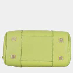 Loewe Green Leather  Amazona Square 19 Bag