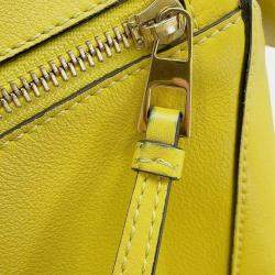 Loewe Yellow Leather Puzzle Shoulder Bag Size Medium