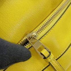 Loewe Yellow Leather Puzzle Shoulder Bag Size Medium