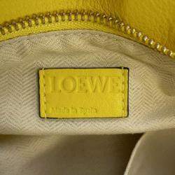 Loewe Yellow Leather Puzzle Shoulder Bag Size Medium