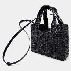 Loewe raffia tote and shoulder bag