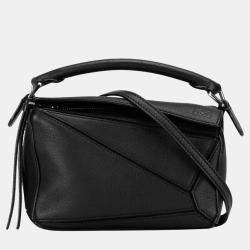 Loewe Black Mini Puzzle Satchel