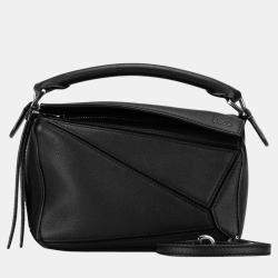 Loewe Black Mini Puzzle Satchel