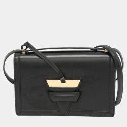 Loewe Black Barcelona Leather Shoulder Bag