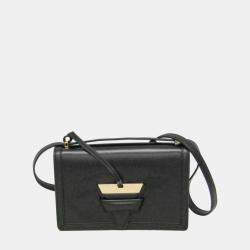 Loewe Black Barcelona Leather Shoulder Bag