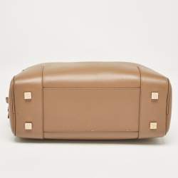 Pre Owned Loewe Beige Leather Amazona 28 Bag