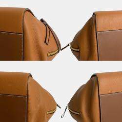 Loewe Brown Hammock Small Anagram Leather Shoulder Bag