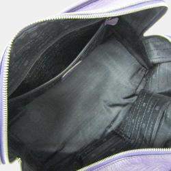 Pre Owned Loewe  Purple Leather Amazona 36 Handbag