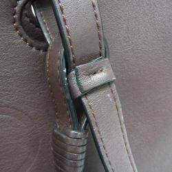 Loewe  Wine Leather Anagram Tote Bag