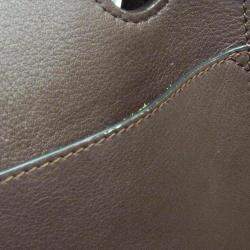 Loewe  Wine Leather Anagram Tote Bag