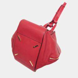 Loewe  Red Leather Hammock Medium Handbag