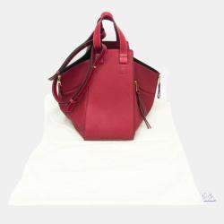 Loewe  Red Leather Hammock Medium Handbag