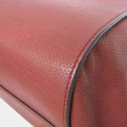 Loewe  Red Leather Hammock Medium Handbag