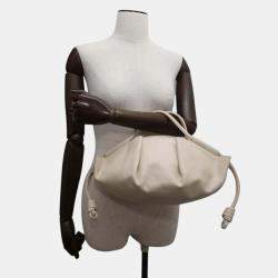 Loewe Beige Calf Leather Paseo Small Shoulder Bag