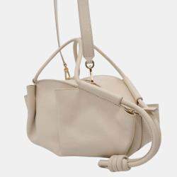 Loewe Beige Calf Leather Paseo Small Shoulder Bag