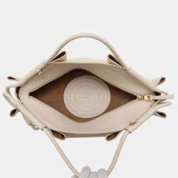 Loewe Beige Calf Leather Paseo Small Shoulder Bag