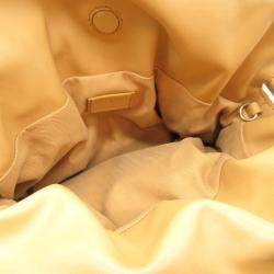 Loewe Brown Camel Leather Flamenco Clutch Shoulder Bag