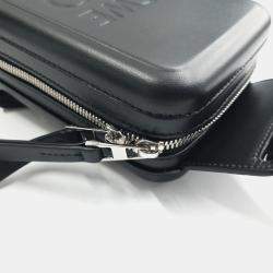 Loewe Black Leather Molded Slingback Bag