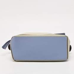 Loewe Tri Color Leather Small Puzzle Top Handle Bag