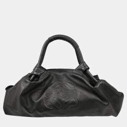 Loewe Black Lambskin Nappa Aire Handbag