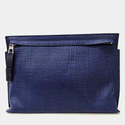 Loewe Blue Leather clutch