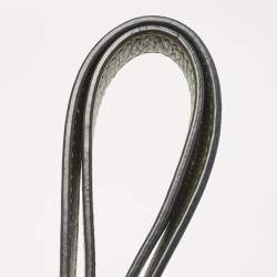 Pre Owned Loewe Olive Green Leather Cushion Tote