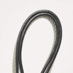 Pre Owned Loewe Olive Green Leather Cushion Tote