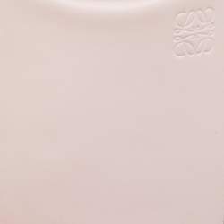Pre Owned Loewe Rose Pink/Tan Leather Gate Pocket Bag