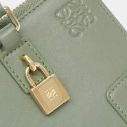 Loewe Green Leather Amazona Shoulder Bag