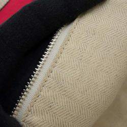 Loewe Bag Beige/Red Canvas Leather  Anagram Cuby Bag