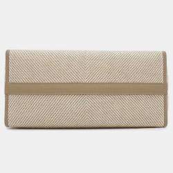 Loewe Ecru Canvas Size Medium Font Tote Bag