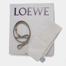 Loewe Ecru Canvas Size Medium Font Tote Bag